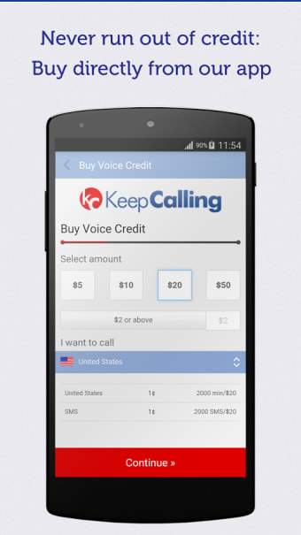 KeepCalling - Best Calling App2