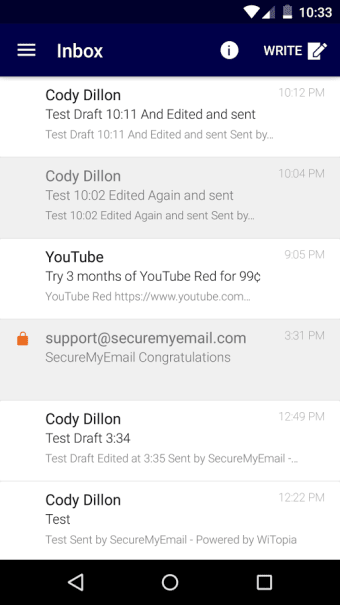 SecureMyEmail Encrypted Email0