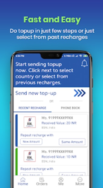 International Top-up Mobile Recharge. Topup Mobile1