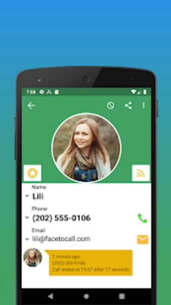 Contacts, Dialer and Phone by Facetocall3