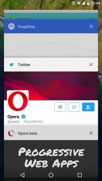 Opera browser beta3