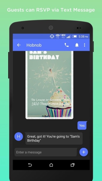 Hobnob - Invite Groups by Text5