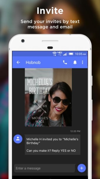 Hobnob - Invite Groups by Text4