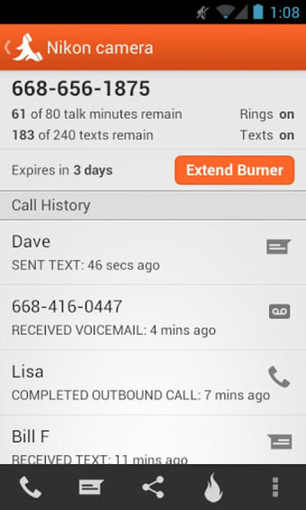 Burner - Smart Phone Numbers1