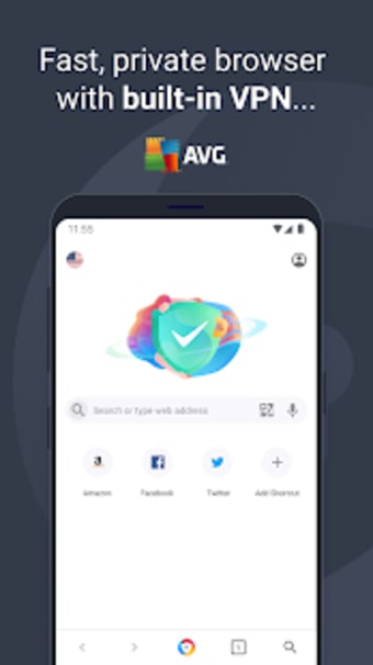 AVG Browser: Fast Browser + VPN & Ad Block0