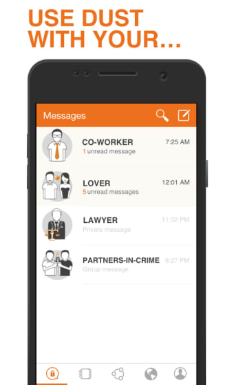 Dust - a safer place to text0