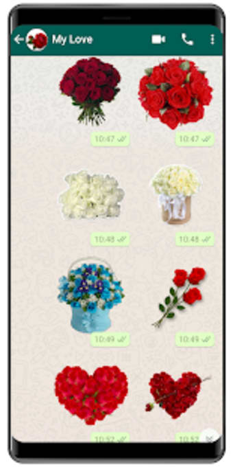 New WAStickerApps Flowers Roses Stickers 20191