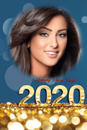 Happy new year photo frame 20201