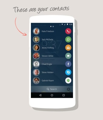 Contacts Phone Dialer: drupe