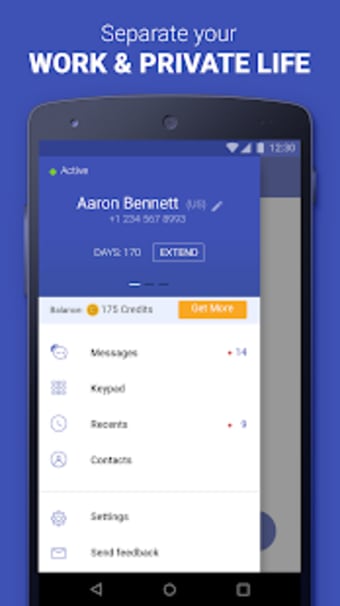 Second Phone Number: private texting & calling app2