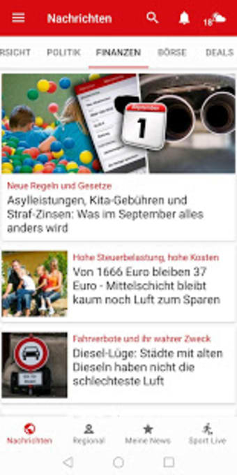 FOCUS Online - Nachrichten: Die schnelle News App1