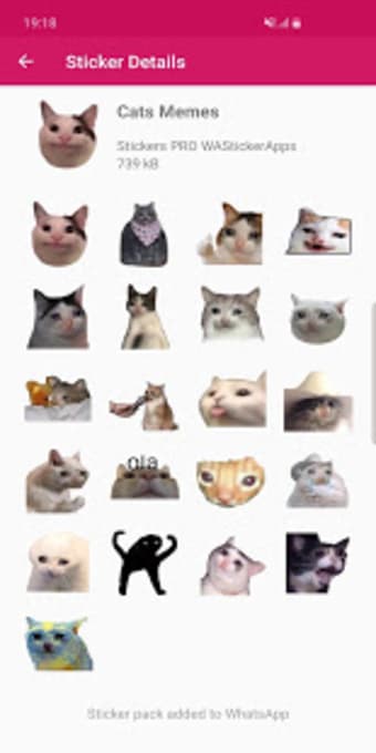 New Funny Cat Memes Stickers WAStickerApps0