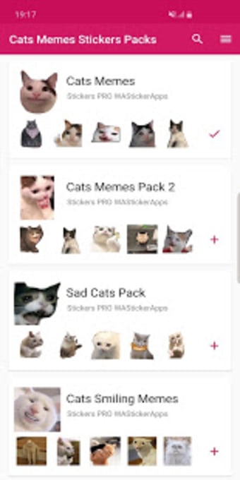 New Funny Cat Memes Stickers WAStickerApps3