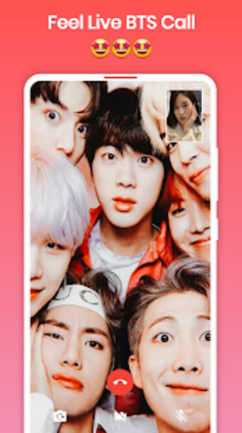 BTS Video Call : Fake Video Call BTS0