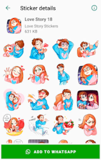 Love Story Stickers for WhatsApp  WAStickerApps0