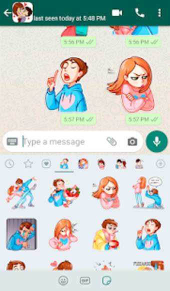 Love Story Stickers for WhatsApp  WAStickerApps2