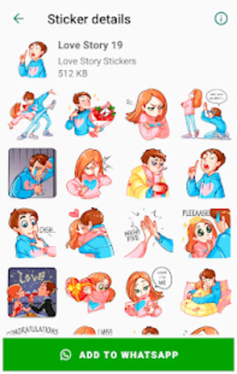 Love Story Stickers for WhatsApp  WAStickerApps3