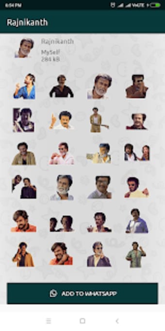 South Actor Star Sticker WAStickerApps