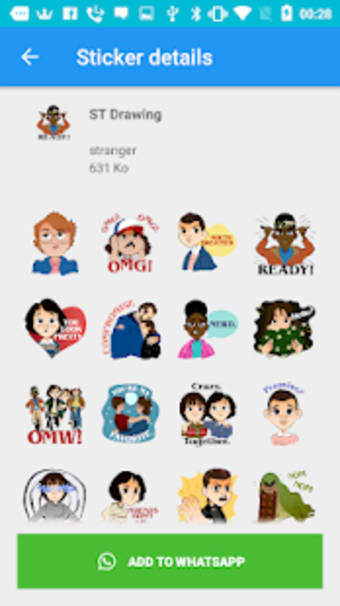 New Stranger Thins Stickers for Whatsapp 20190