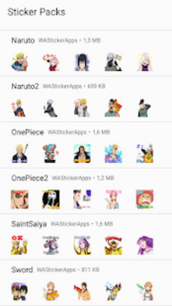 Anime Sticker WhatsApp - 1000+ Anime WAStickerApps