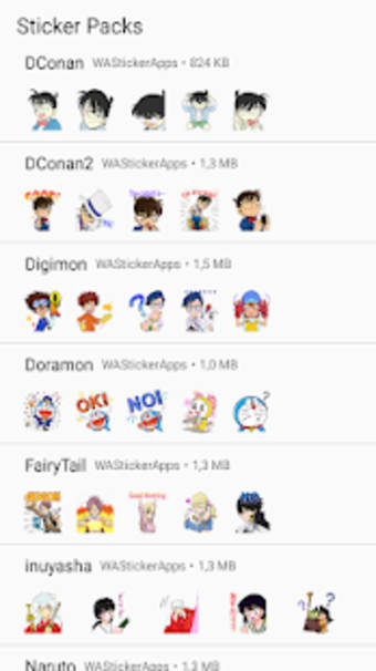 Anime Sticker WhatsApp - 1000+ Anime WAStickerApps