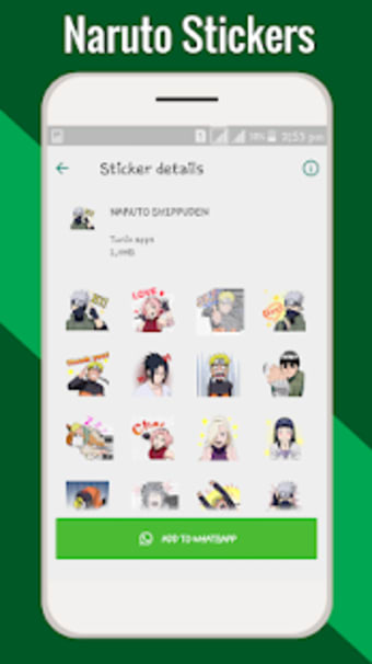 Anime stickers for WhatsApp : Anime sticker packs2