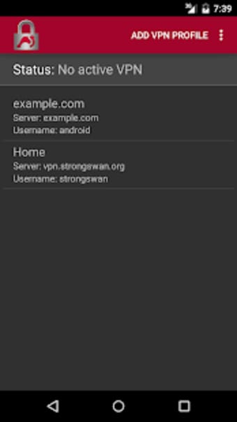 strongSwan VPN Client1