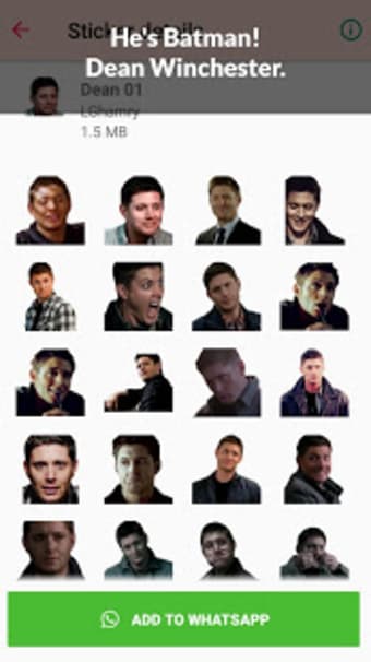 Supernatural Stickers for WhatsApp1