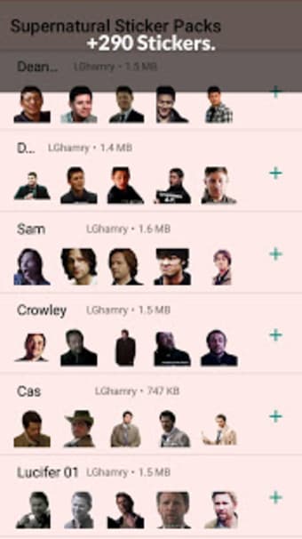 Supernatural Stickers for WhatsApp2