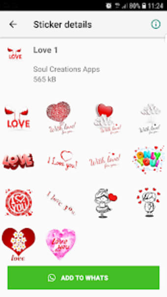 WAStickerApps Amor Stickers de Amor 20191