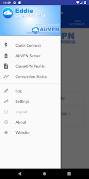 Eddie - AirVPN official OpenVPN GUI0