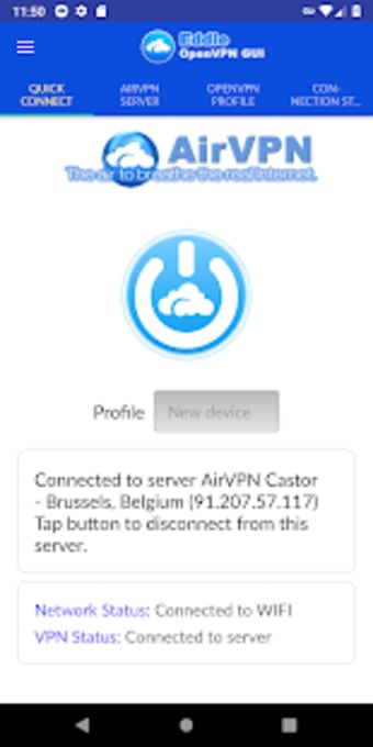 Eddie - AirVPN official OpenVPN GUI3