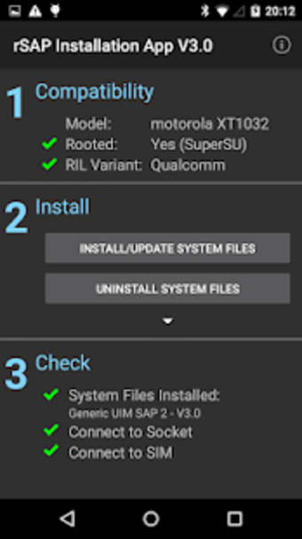 Bluetooth SIM Access Install0