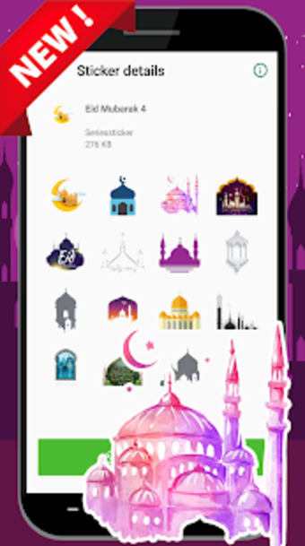 Eid Mubarak Sticker For WAStickerApps2