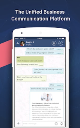 Office Chat & Business Chat App - Troop Messenger0