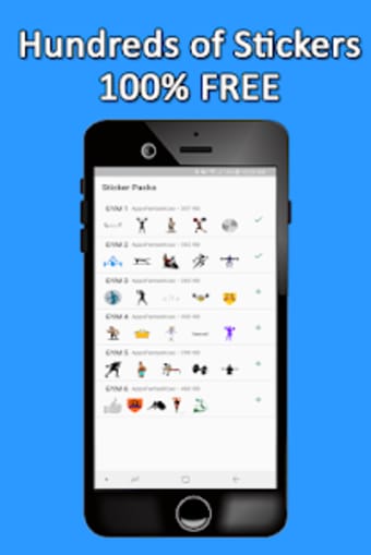 Gym Stickers for WhatsApp - WAStickerApps0