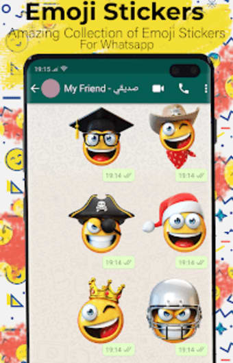 Emoji Stickers For Whatsapp 2019 - WastickerApps2