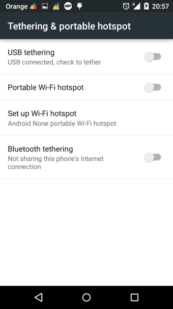 USB Tethering2