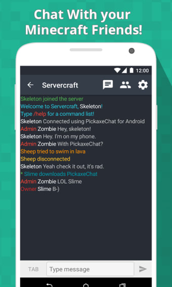 PickaxeChat for Minecraft2