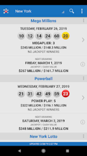 Lotto Results Premium - Lottery Games in US