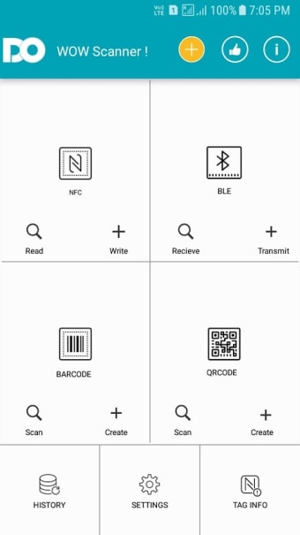 WOW Scanner [ BAR-CODE, QR-CODE, NFC, BLE-BEACON ]2