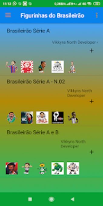 Figurinhas do Brasileiro - Sries A e B1