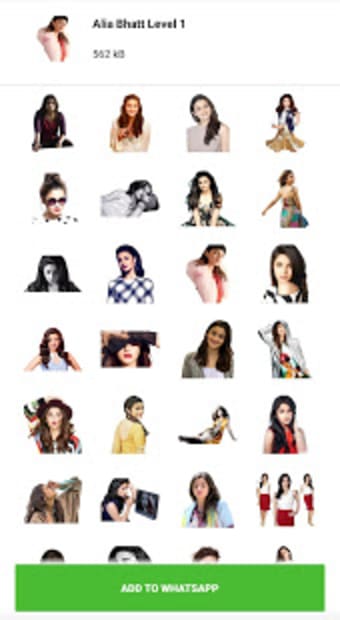 Alia Bhatt Stickers0