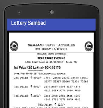 Lottery Sambad Result (Unofficial)2