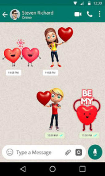 New Love Stickers for whatsapp: WAStickerApps2