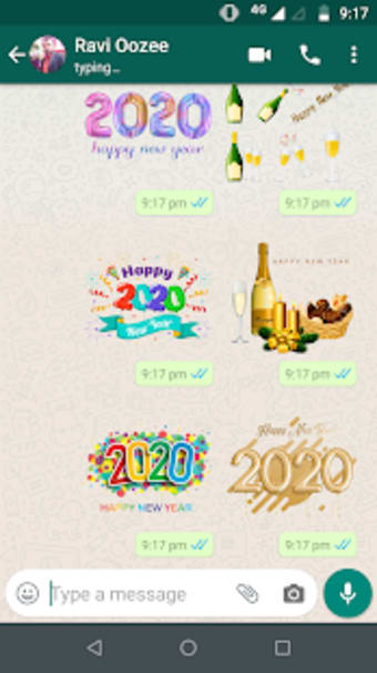 New Year Stickers for WhatsApp 20200