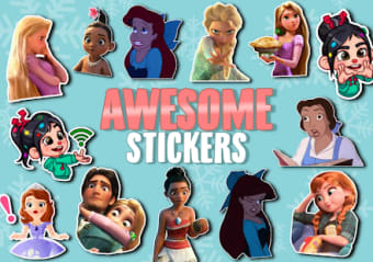 WAstickerApps Princess Cartoon Stickers0