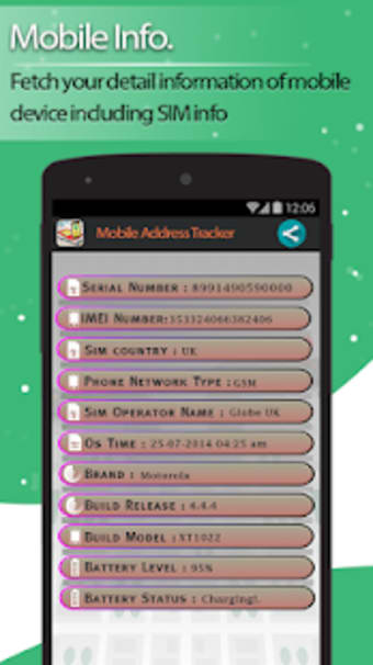 Live Mobile address tracker0