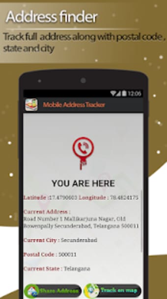 Live Mobile address tracker2