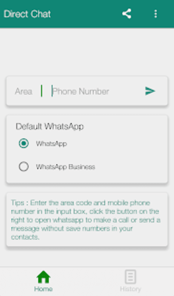 Direct Chat for WhatsApp without Save Phone Number2